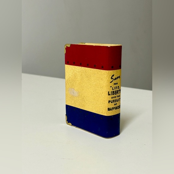 1930s Vintage Save For National Defense Pitman Title & Trust Co. Book Coin Bank - Picture 11 of 16